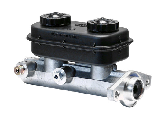 Wilwood Chrysler style brake master cylinder with 1-1/16 inch bore, featuring metal construction and mounting ports for vehicle brake system