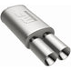 MagnaFlow muffler with polished tip, stainless steel, 14x5x8 inches, suitable for automotive exhaust systems.
