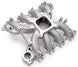 Edelbrock Victor Jr Ford EFI intake manifold for 4.6L engines, showing the polished aluminum design and port openings.