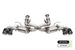 CORSA Performance Corsa 2020-2025 Chevrolet Corvette C8 RWD catback exhaust with 3-inch valved system and 4.5-inch polished carbon fiber tips