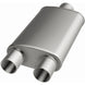MagnaFlow Mag SS muffler with 22x5x11 inch dimensions, featuring dual inlets and outlets, designed for automotive exhaust systems.