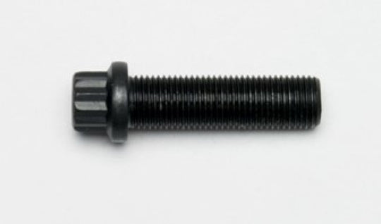 Wilwood 1/2-20 x 1.75 inch heavy-duty wheel stud for automotive wheels, shown in close-up with detailed threading.