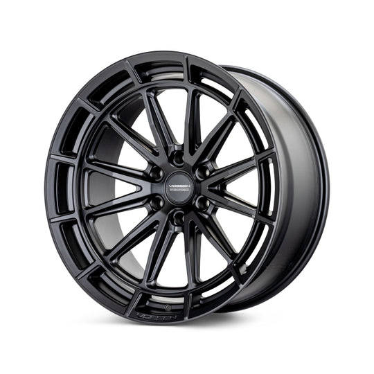 Vossen HFX-5 forged wheel, 20x9.5 inches, Satin Black finish, deep face design, 6x130 bolt pattern, ET30 offset.