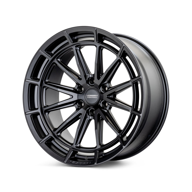 Vossen HFX-5 forged wheel, 20x9.5 inches, Satin Black finish, deep face design, 6x130 bolt pattern, ET30 offset.
