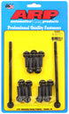 ARP LS1 LS2 12pt oil pan bolt kit with silver hardware, includes multiple bolts for engine oil pan assembly.