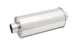 Vibrant StreetPower round muffler, 5x9x14 inches, with 3.5-inch I.D. and out diameter, for automotive exhaust systems.