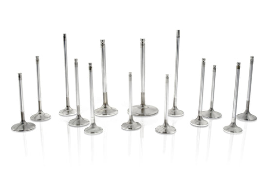Ferrea Chevrolet LT1 Gen 5 valve set featuring 8 hollow intake valves with 2.125-inch diameter and 10-degree S-Flo Rad Grv design
