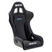Black Sparco Seat Grid QRT race seat with ergonomic design and racing harness compatibility, ideal for high-performance driving.