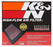 K&N Engineering replacement panel air filter for 2013-2014 Cadillac ATS, 12.313in x 10.313in x 1.188in drop-in filter