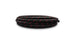 Vibrant 12 AN two-tone black and red nylon braided flex hose, 5-foot roll, durable automotive fluid transfer hose.