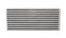Vibrant universal oil cooler core, 4x10x1.25 inches, with metal fins and inlet/outlet ports for automotive oil cooling systems