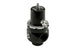 Turbosmart FPR10 Pro-Lite black fuel pressure regulator for automotive engines, with adjustable control and compact design