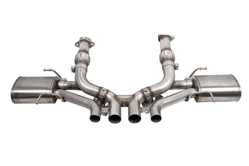 CORSA Performance Corsa 23-25 Chevrolet Corvette C8 Z06 3-inch valved cat-back exhaust muffler system with re-used stock tips.