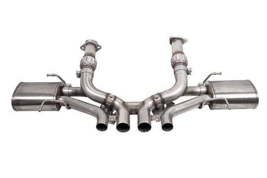 CORSA Performance Corsa 23-25 Chevrolet Corvette C8 Z06 3-inch valved cat-back exhaust muffler system with re-used stock tips.