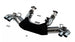 Borla catback exhaust system for 2020 Chevrolet Corvette C8 with dual round A/C tips, 3-inch diameter pipe and polished finish.