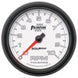 AutoMeter Phantom II 52.4mm water temperature gauge showing temperature range from 100 to 250°F with a black dial and digital display.