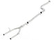 Borla 2016 Chevy Camaro 2.0L Turbo mid-pipe connecting pipes, 3-inch to 2.25-inch diameter exhaust pipe for turbocharged engine