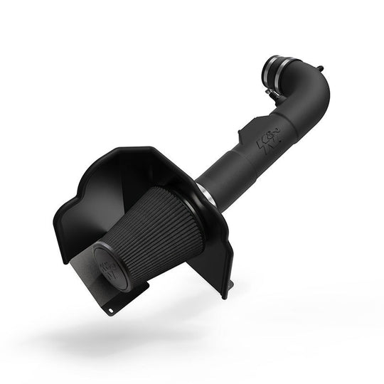K&N Engineering Chevrolet/GMC 1500 cold air intake system for V8 5.3L and 6.2L engines, featuring high-performance air filters and tubing.