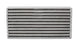 Vibrant universal oil cooler core measuring 6x10x2 inches, with metal fins and inlet/outlet ports for efficient engine cooling.