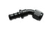 Vibrant aluminum -4AN push-on 45-degree hose end fitting, showcasing the sleek metallic finish and angled design for fuel or oil lines.