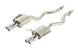 Borla axle back ATAK exhaust rear section for 2016 Camaro 6.2L V8, showcasing high-performance exhaust pipes and tips.