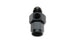 Vibrant -4AN male to female union adapter fitting with 1/8 inch NPT port, made of durable metal, used in high-performance fluid connections.