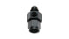 Vibrant -4AN male to female union adapter fitting with 1/8 inch NPT port, made of durable metal, used in high-performance fluid connections.
