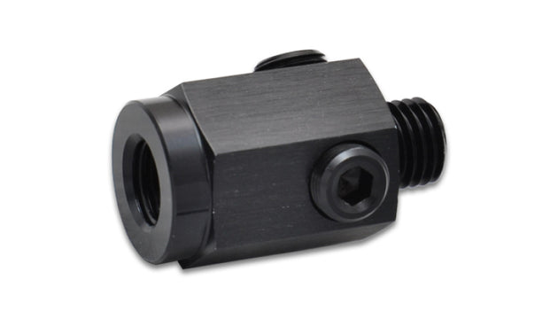 Vibrant 16mm x 1.5 metric extender fitting with 1/8 inch NPT port, showing metal fitting with threaded connection.