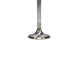 Set of 8 Manley Performance Chevy LT-1 6.2L exhaust valves with 1.590-inch head diameter for Pro Flo and Severe Duty applications.