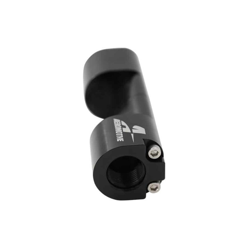 Aeromotive Flex Fuel AN-10 sensor adapter fitting for fuel system connections, made of durable metal with threaded ends.
