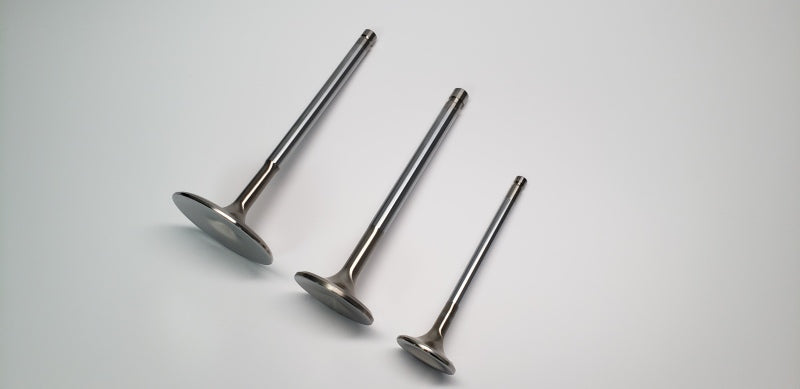 Ferrea BMW N54 valves set with 4.97mm stem, 24° taper, and 106.8mm length, designed for high-performance engine applications.