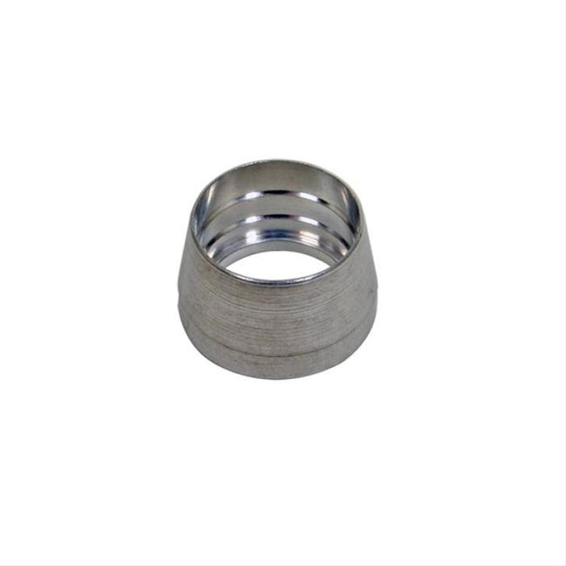 Fragola -8AN olive replacement fitting, black anodized aluminum, designed for high-performance automotive or hydraulic applications.