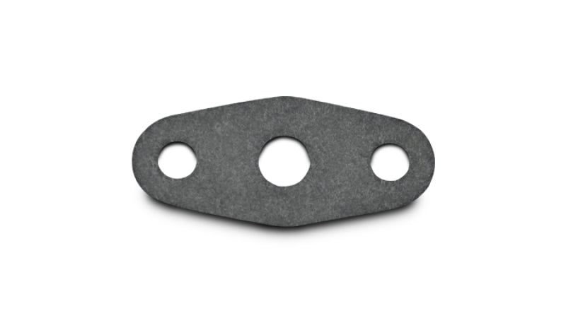 Vibrant oil drain flange gasket for engine parts, showing a close-up of the bright orange gasket against a metallic background.
