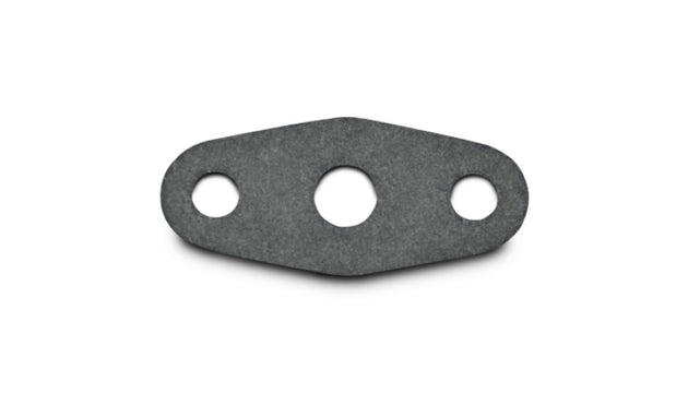 Vibrant oil drain flange gasket for engine parts, showing a close-up of the bright orange gasket against a metallic background.