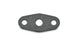 Vibrant oil drain flange gasket for engine parts, showing a close-up of the bright orange gasket against a metallic background.