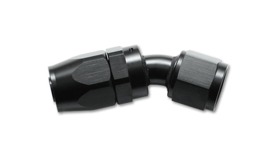 Vibrant -4AN AL 30 Degree Elbow Hose End Fitting showing metallic fitting with angled design for high-performance fluid connections