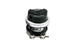 Turbosmart GenV RacePort Black blow off valve with female flange for turbocharged engines, showcasing sleek black finish and venting port.