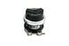 Turbosmart GenV RacePort Black blow off valve with female flange for turbocharged engines, showcasing sleek black finish and venting port.