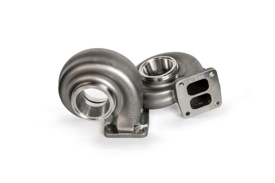 Garrett G35 turbine housing kit with T4 V-band flange, 1.06 A/R, standard rotation, metal construction for turbocharger upgrade.