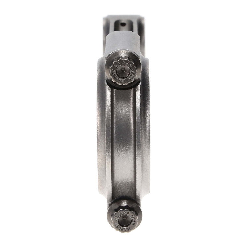 Manley Performance Chevy LS-1 6.125-inch H-beam connecting rod with ARP 2000 bolts, single rod for small block engine.