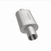 MagnaFlow muffler with chrome tip, model RS 14X5X8, 3-inch diameter, showcasing a sleek automotive exhaust component.