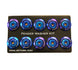 NRG TI Series Fender Washer Kit with M6 bolts for plastic, includes 10 Burn washers and screws, automotive hardware set