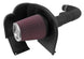 K&N 63 Series AirCharger cold air intake kit installed in a Chevy Silverado 4.3L V6 engine, showcasing the performance air filter and intake tubing.