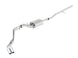 Borla S-Type cat-back exhaust system for 2014 GMC Sierra 1500 extended cab with short bed, side exit design.