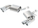 Borla axle back exhaust system for 2016 Chevy Camaro V6, rear section with ATAK performance muffler, without dual mode valves.
