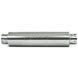 MBRP universal muffler with 4-inch inlet and outlet, 24-inch body, 6-inch diameter, and 30-inch length in T409 stainless steel.