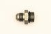 DeatschWerks 10AN ORB male to 8AN male flare fitting with O-ring, high-quality automotive fuel fitting, black metal finish