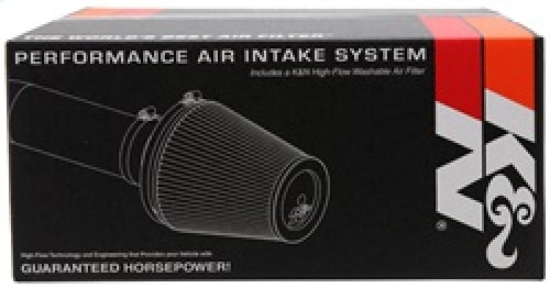 K&N Engineering cold air intake kit for 2010-2014 Chevy Camaro V8 6.2L engine, featuring high-performance air filter and intake tubing.