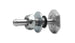 Vibrant Soft Mount Vacuum Line Fitting Assembly for silicone connectors, displaying the fitting with vibrant color and smooth design.