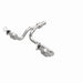 MagnaFlow direct fit catalytic converter for 2015 GMC Yukon XL V8 6.2L, showing the metal structure and inlet/outlet pipes.